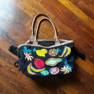 Noonday bag handmade in India